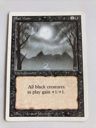 Bad moon revised edition mtg - moon,