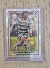 Topps Merlin UCL 2023 35 Kyogo Furuhashi Celtic 120/150 Atomic Refractor