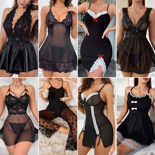 Pigiama donna nero - , sexy
