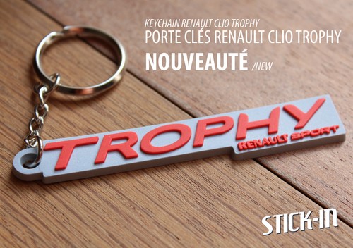 Porte clés clio 4rs trophy - clio,