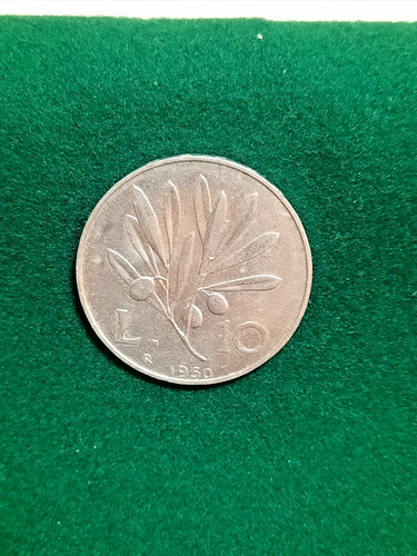 Italia repubblica 10 lire - repubblica,