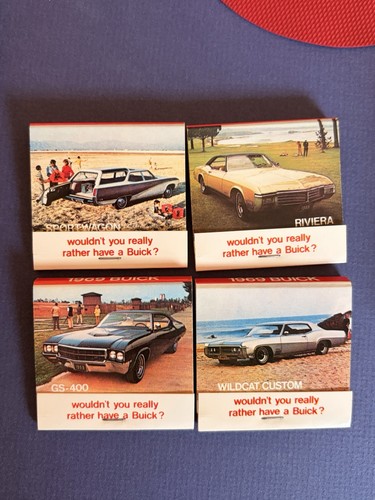 Lotto buick matchbooks - buick,