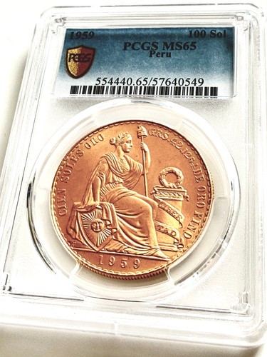 Perù 1959 100 suole oro - perù,