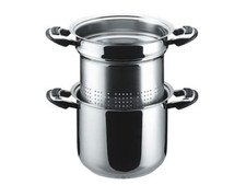 Mondialpasta Pentola ø24cm – h19cm – lt8,3 con inserto cuocipasta