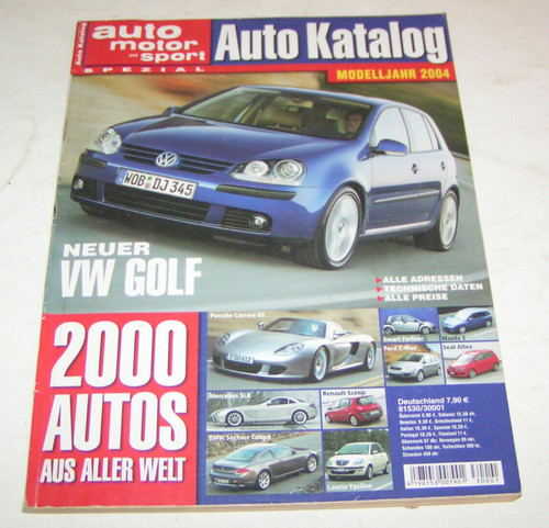 Catalogo auto anno - anno, modello
