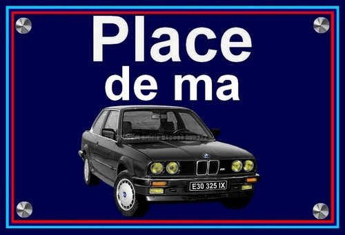 Plaque place bmw e - ",