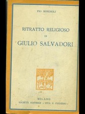 RITRATTO RELIGIOSO DI GIULIO SALVADORI RELIGIONE/ALTRE RELIGIONI  PIO BONDIOLI