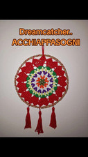 Acchiappasogni Artigianale Uncinetto