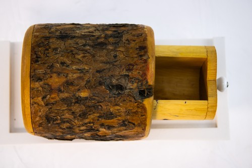 Cassettiera legno rustico - cassettiera,