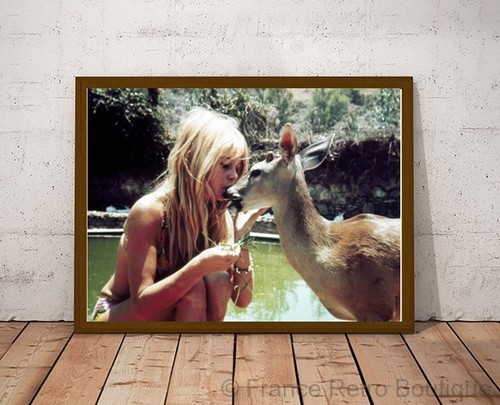 Affiche brigitte bardot - affiche,