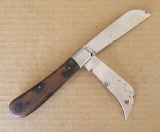 couteau pliant ancien 2 lames FACOM   manche bois