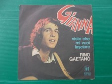 45 GIRI  RINO GAETANO GIANNA  PRIMA STAMPA ORIGINALE  1978  NUOVO E PERFETTO