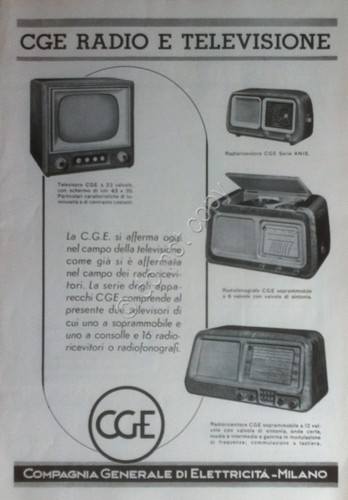 Pubblicità advertising cge - pubblicità,