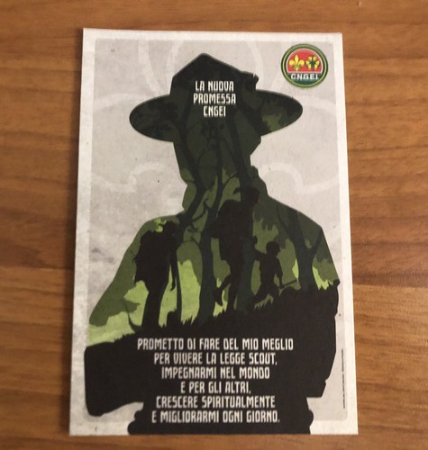 Cartolina scout cngei - scout, nuova