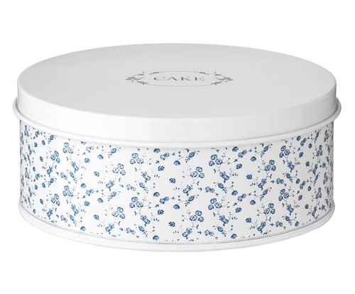 Porta torte metallo blue rose - torte,