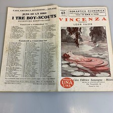 Romantica Economica Romanzo Vincenza di Leon Sazie Sonzogno