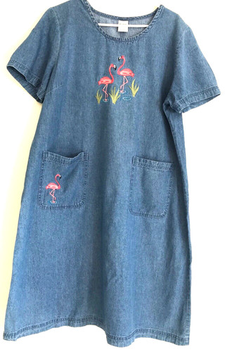 Abito vintage denim campeggio - abito, denim,