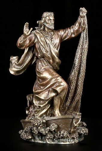 Statua gesù pescatore - statua, di
