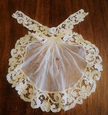 Jabot ancien tulle et - en,