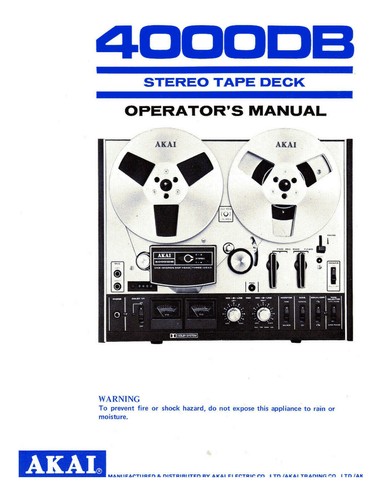 Akai 4000db tape - 4000db,