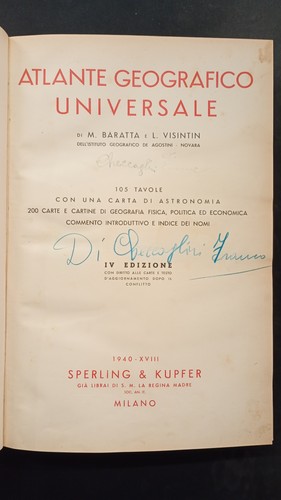Atlante geografico universale - atlante,