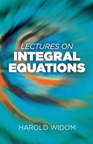 Lectures integral equations - lectures,