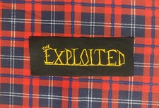 The Exploited Fai da Te Patch - Punk Crost Bandiera Nera Off Leftover Crack Oi
