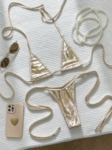 Bikini perizoma sexy oro