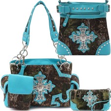Borsa donna mimetica cross