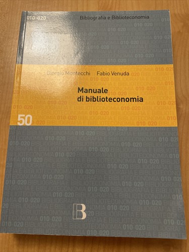 Manuale biblioteconomia - manuale,