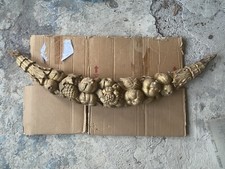 testata letto in legno antica