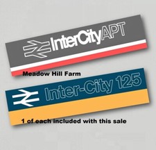 BR British Rail High Speed Train Intercity 125 APT Fridge Magnet 1980s era XL