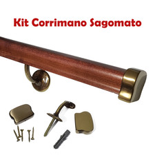 Corrimano legno sagomato - corrimano,