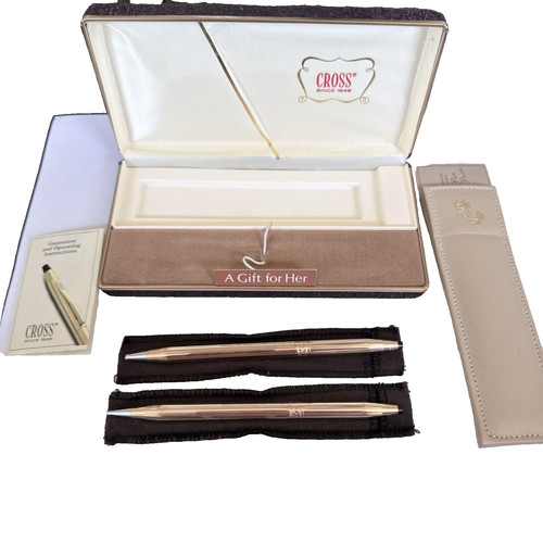 Cross gold filled set - cross, 14