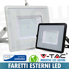 FARETTO LED 30w 50w 100w 200w IP65 V-TAC SAMSUNG ESTERNO CALSO NATURALE FREDDO
