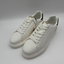 Zara Men's White and Cream