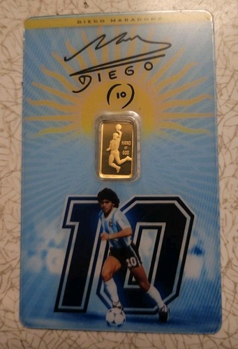 Diego maradona lingotto - diego, oro