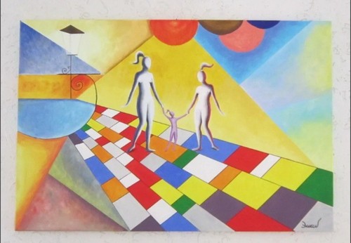 Donne 90x60cm famiglia - donne,