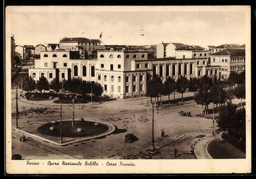 Cartolina torino opera - torino,,