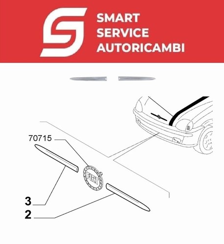 Baffo fregio fiat seicento - baffo,