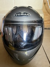 Casco moto VEMAR VXP LOGO grigio lucido taglia small