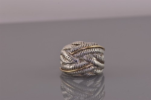Anello fascia argento - a,
