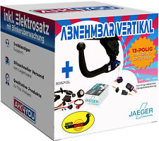 GANCIO DI TRAINO per TOYOTA RAV4 16-18 verticale rimovibile + kit elettrico 13 poli SPEZ