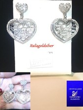 Orecchini Cuore Argento Donna