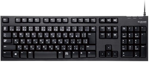 Elecom tastiera usb - tastiera, 108