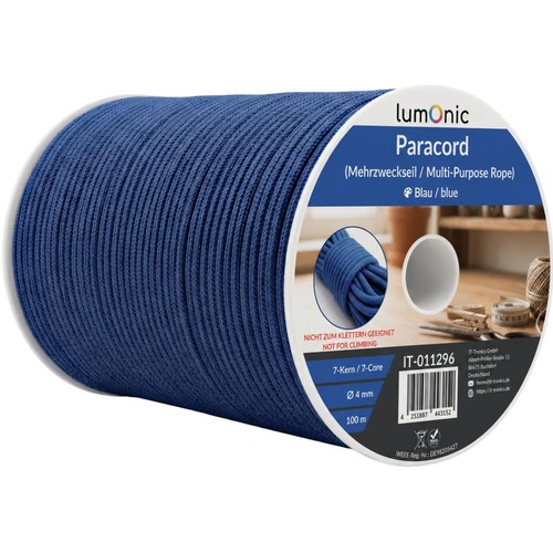 100 paracord blu - 100, blu,