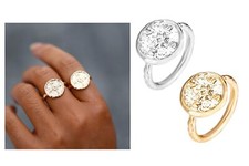 Anello Bussola Donna Uomo Unisex Argento Oro Occasione Bijoux Mignolo Idea Regal