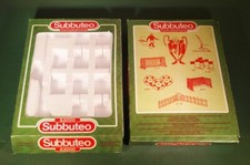 Scatole vuote replica Subbuteo tipo 63000 con inserto in polistirolo