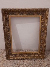 Cornice Antica Dorata Primi Del Novecento 64.5x53 Luce48x36 Sede Quadro 49x38