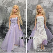 Barbie e la magia di Pegaso Annika Vestito Viola Convertibile G8399 Danni